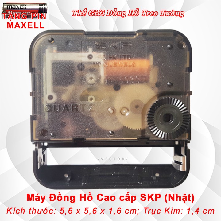 Máy Đồng Hồ Cao Cấp Kim Nhảy SKP  - Bộ Kim TỰ CHỌN - Bảo Hành 2 Năm – Tặng Pin AA Maxell