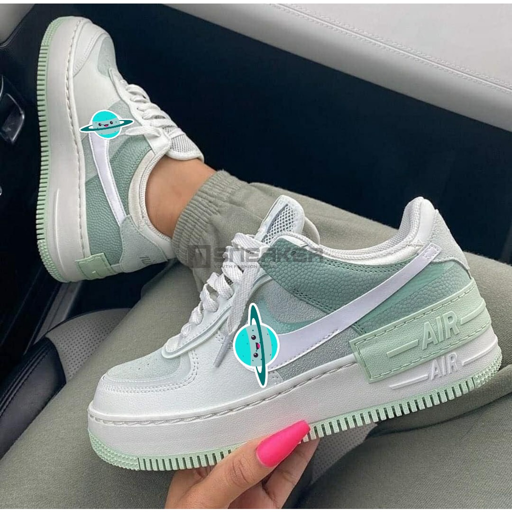 Giày thể thao air force 1 Xanh Ngọc, Giày AF1 Xanh Ngọc Da Lộn Hàng Cao Cấp Full Box + Bill | BigBuy360 - bigbuy360.vn