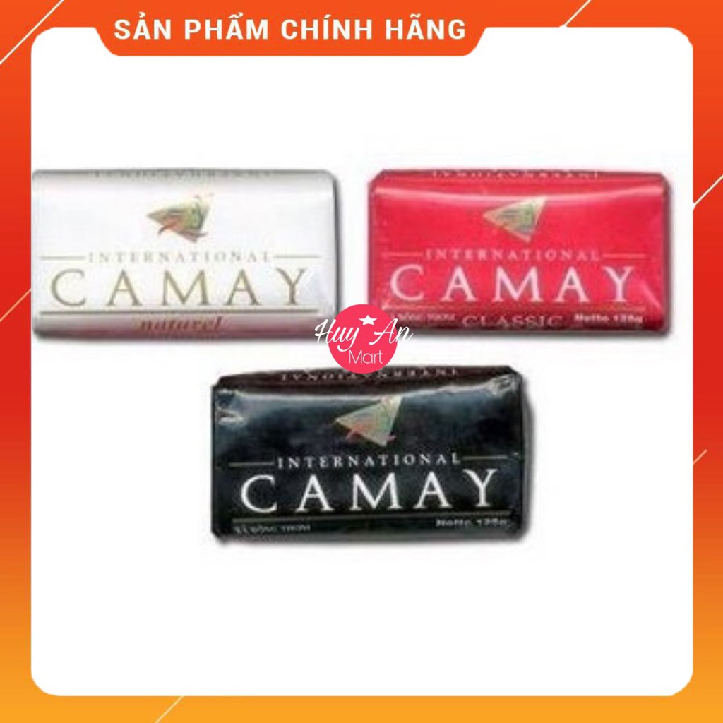 Xà bông tắm CAMAY hương nước hoa 125gr, ⚡SIÊU SALE⚡ Xà bông cục quyến rũ hương nước hoa 125gr