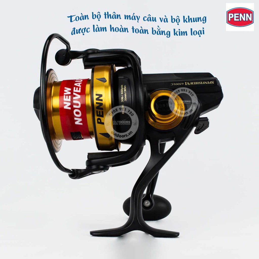 Máy câu cá Penn Spinfisher VI SSVI 5500/65007500LC