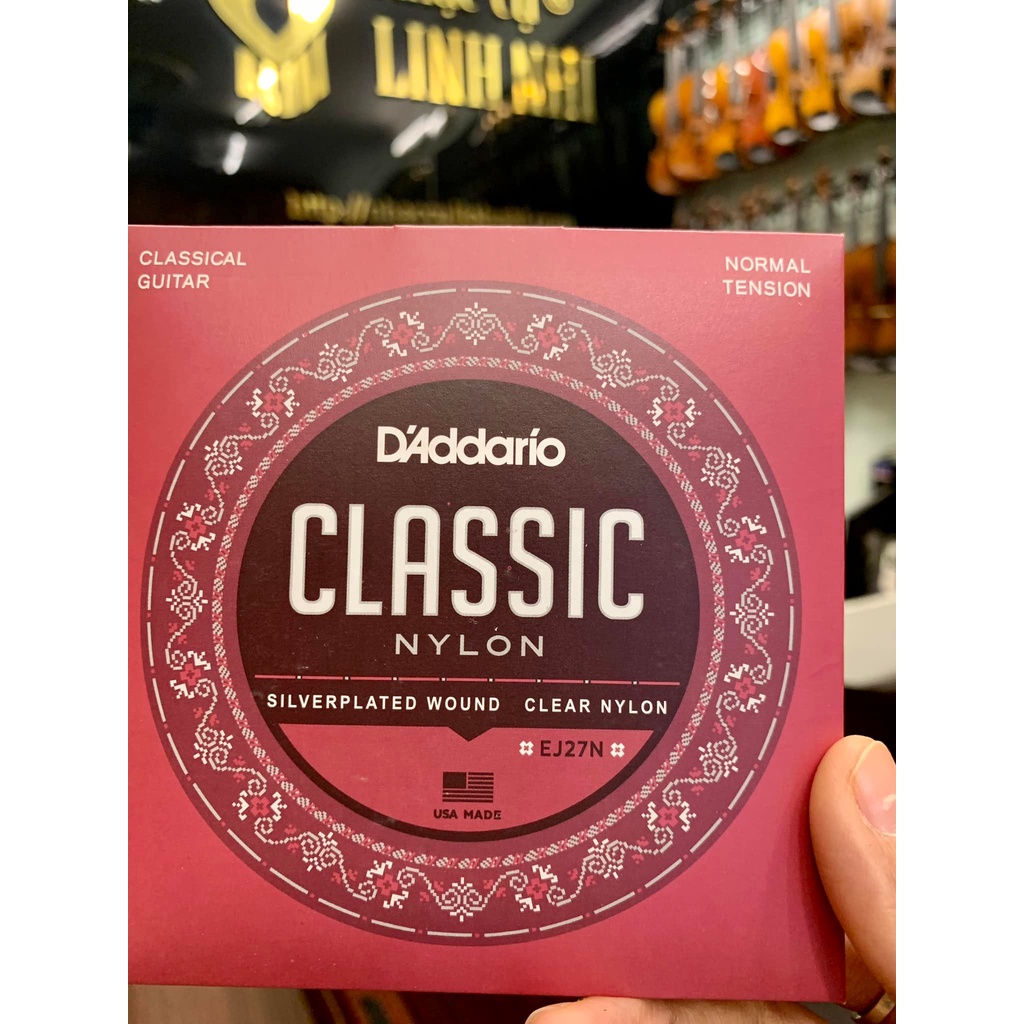 Dây đàn guitar classic D'Addario EJ27N, EJ45, EJ46, EJ49 hàng rep giá rẻ