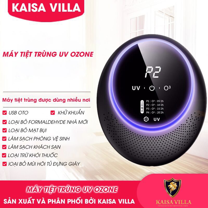 Máy Lọc Không Khí, Máy Tiệt Trùng UV Ozone Kaisa Villa KVS-07 - chứng nhận EU xuất khẩu