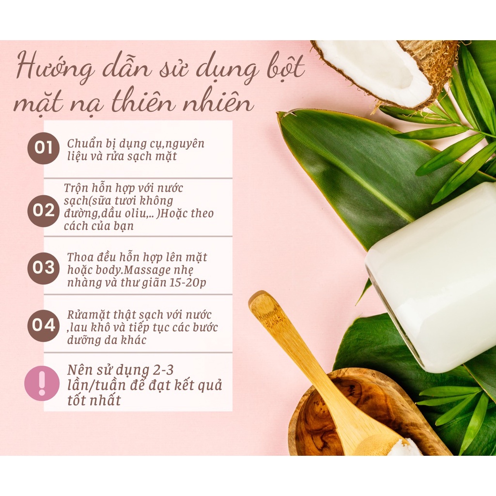 100gr bột cám gạo nguyên chất