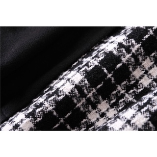 Khoác sơmi mix dạ tweed