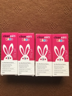 Xịt tan ráy tai Clean ears Kids 30ml