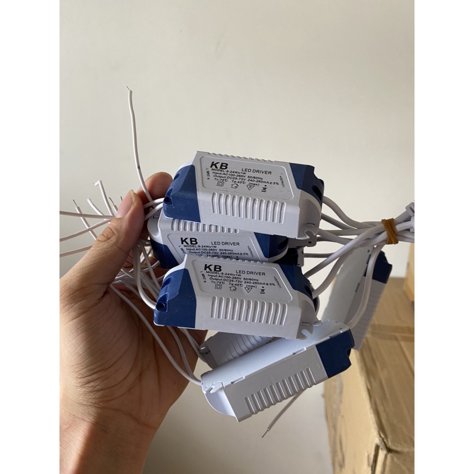 Tăng Phô Driver Cho Đèn Led 8-24W, Hàng Chất Lượng - BH 12 Tháng