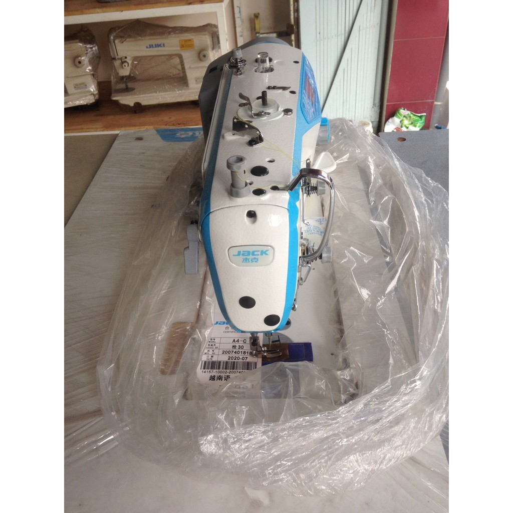 MÁY MAY 1 KIM ĐIỆN TỬ JACK A3 MỚI 100% NGUYÊN THÙNG CHÂN BÀN ĐẦY ĐỦ