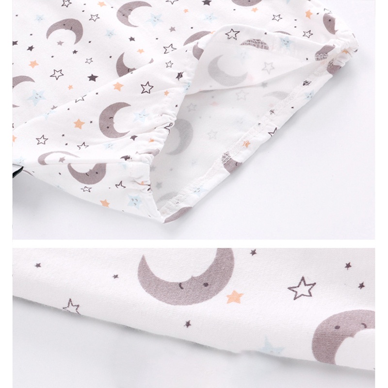 Bộ 3 Món Gồm Áo Liền Quần Bằng Cotton Dệt Kim Mềm Mại Kèm Túi Ngủ Cho Bé Sơ Sinh