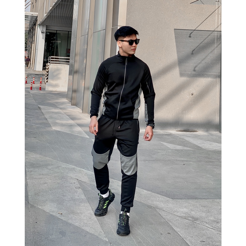 Bộ thể thao Pitti , chất liệu thun thể thao co dãn đàn hồi tốt, formslimfit khoẻ khoắn tôn dáng