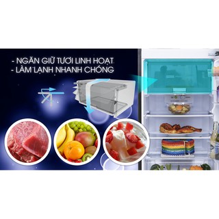 Tủ Lạnh Sharp Inverter 224 Lít SJ-X251E-DS