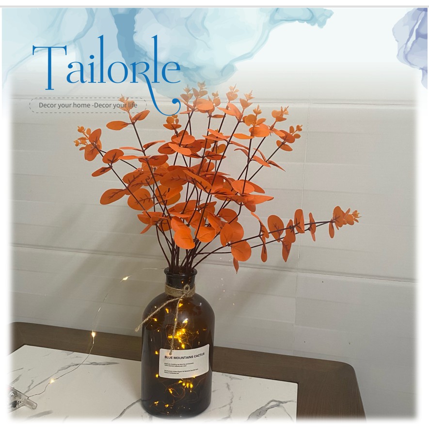 【TAILORLE】Combo bình hoa phong cách Á đông trang trí phòng ngủ có đèn trang trí