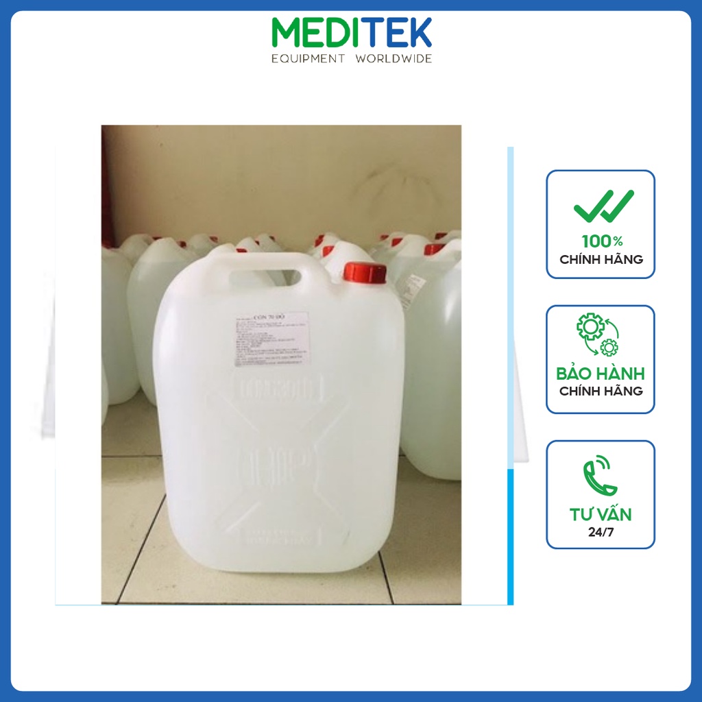 Cồn y tế Ethanol 70 độ can 5L