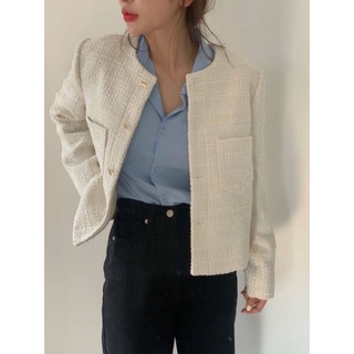 Áo Khoác Dạ Tweed Cao cấp Ulzzang