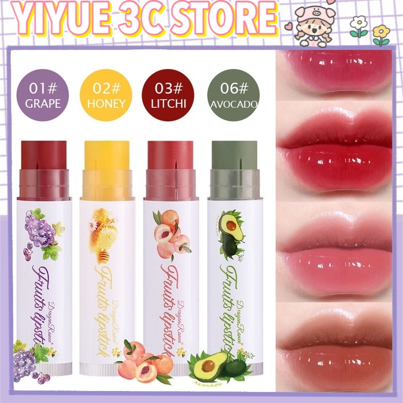 1 Son Dưỡng Môi Tinh Chất Trái Cây Dưỡng Ẩm Tự Động Chăm Sóc Môi Mùa Đông JP6 yKD