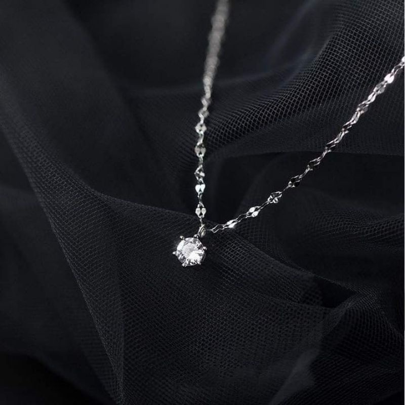 Dây chuyền bạc đính đá cao cấp 🌼YN JEWELRY