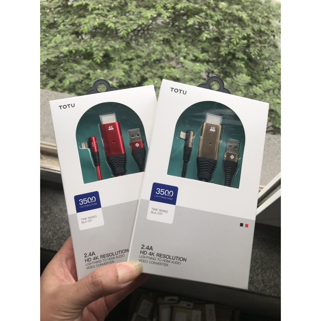 Cáp HDMI cho IPhone - Ipad tín hiệu 4K chính hãng totu - Huco Việt Nam