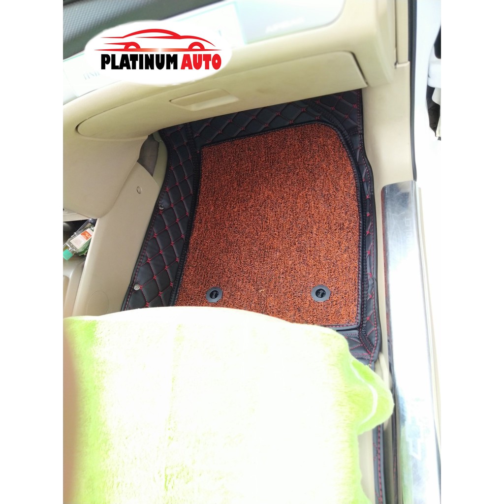 Thảm lót sàn ô tô 6D Chevrolet Aveo - Da PU cao cấp, Không mùi, Giảm 20% tiếng ồn