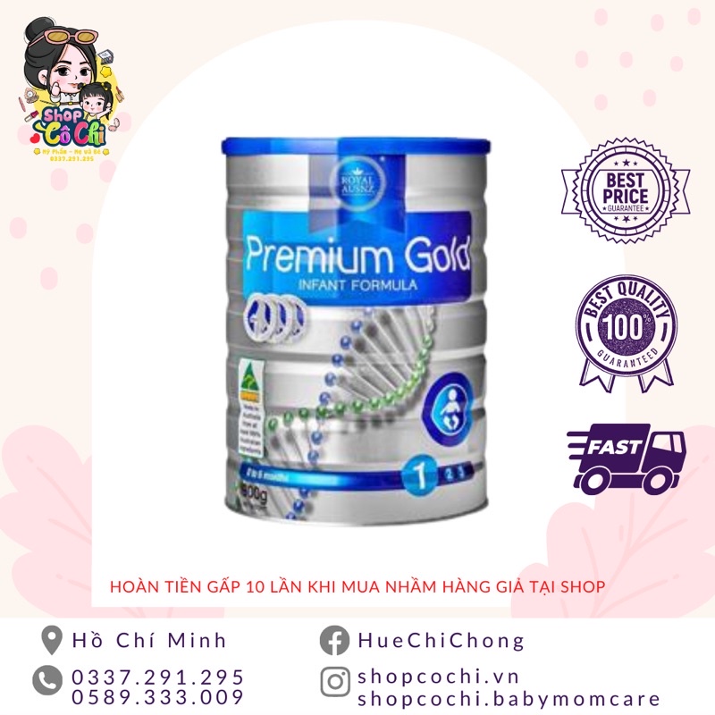 [NHẬP KHẨU] Sữa hoàng Gia Royal Ausnz Premium gold 1 400g