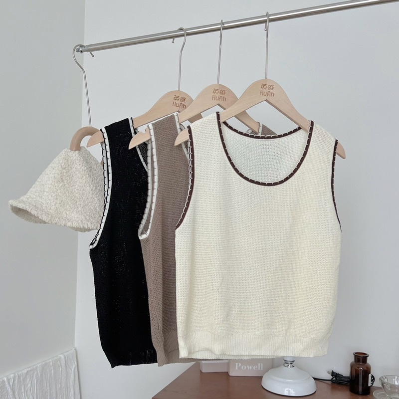 Áo ba lỗ dệt mongtoghi mùa hè