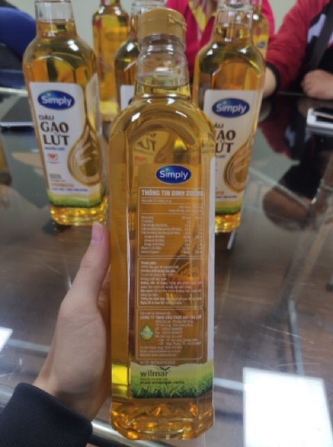 Dầu ăn gạo lứt Simply - 1L - 2L