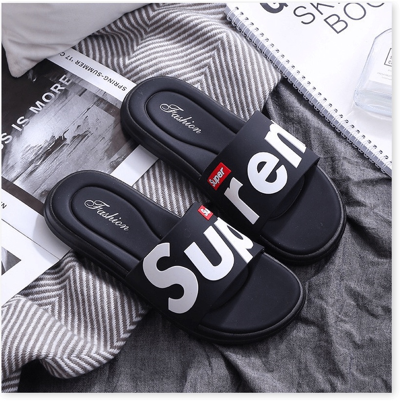 𝕊ℍ𝕆𝔼𝕊 ℍ𝕆𝕌𝕊𝔼 ⚡ Dép nam quai ngang cao su đế chắc chắn quai chữ Sup rem