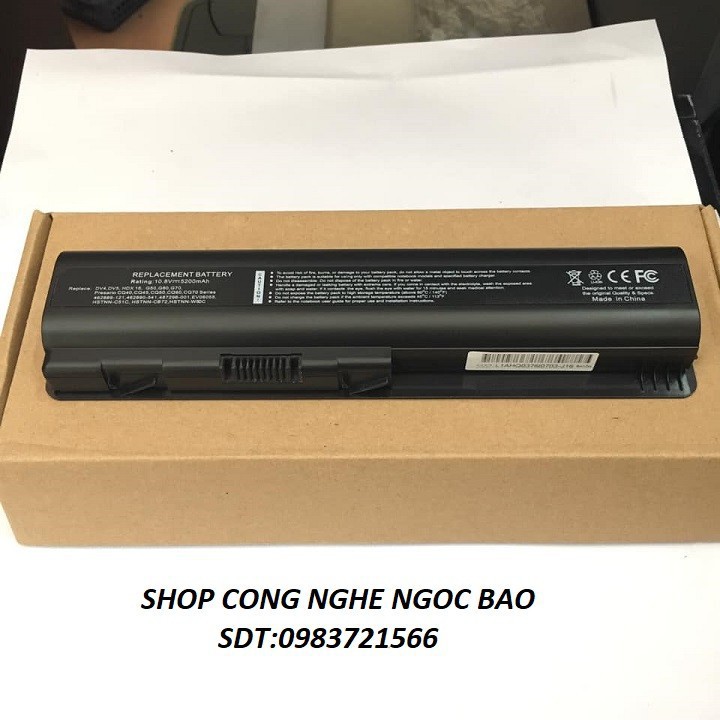 Pin Laptop HP compaq CQ40 CQ50 CQ60 DV4 DV5