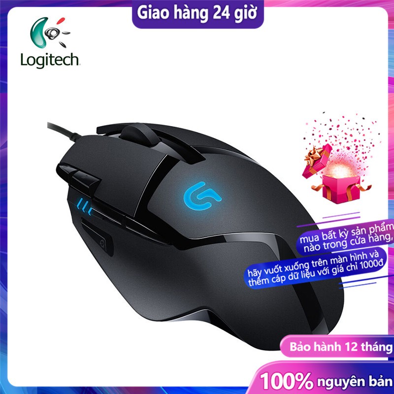 Original Logitech Optical G402 Hyperion Fury Gaming Mouse 4000DPI High Speed