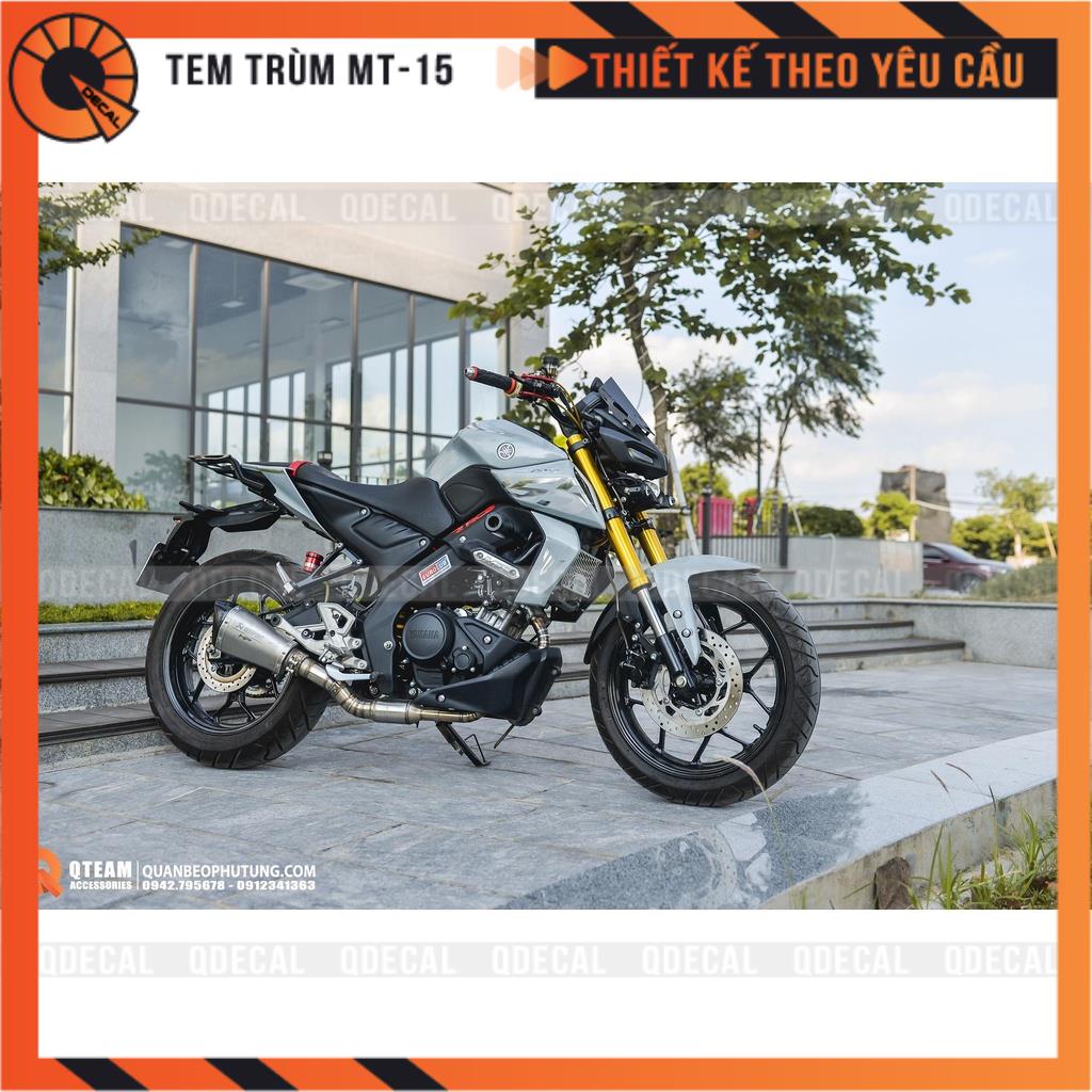 Tem trùm MT15 màu xi măng hottrend ghép tem rời chrome thiết kế theo yêu cầu