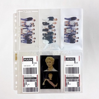 SHEET HÃNG MEET ĐỰNG CARD/BÀI SIZE A4 6 Ô DÀI