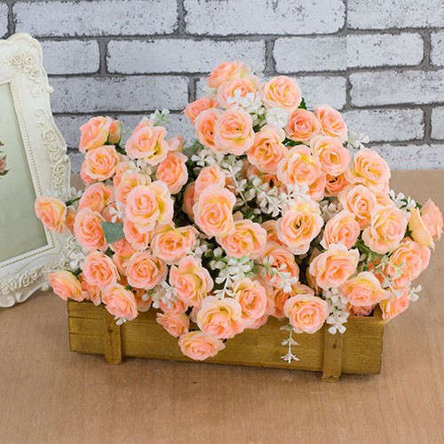 Bó hoa hồng giả 15 đầu bông xinh xắn