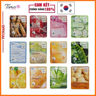 Mặt nạ giấy dưỡng da trắng tráng 3W Clinic Fresh Mask Sheet 23ml Hàn Quốc bổ sung collagen | TM036