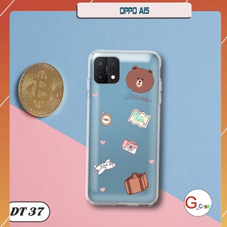 Ốp lưng điện thoại Oppo A15 dẻo trong in hình