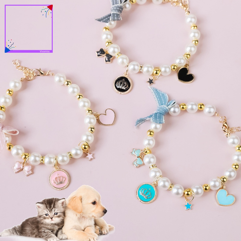 Vòng Cổ Thú Cưng Chụp Ảnh Thanh Lịch Quyến Rũ
