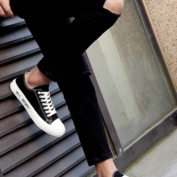 Giày thể thao canvas thời trang năng động cho nam size 39-44 | BigBuy360 - bigbuy360.vn