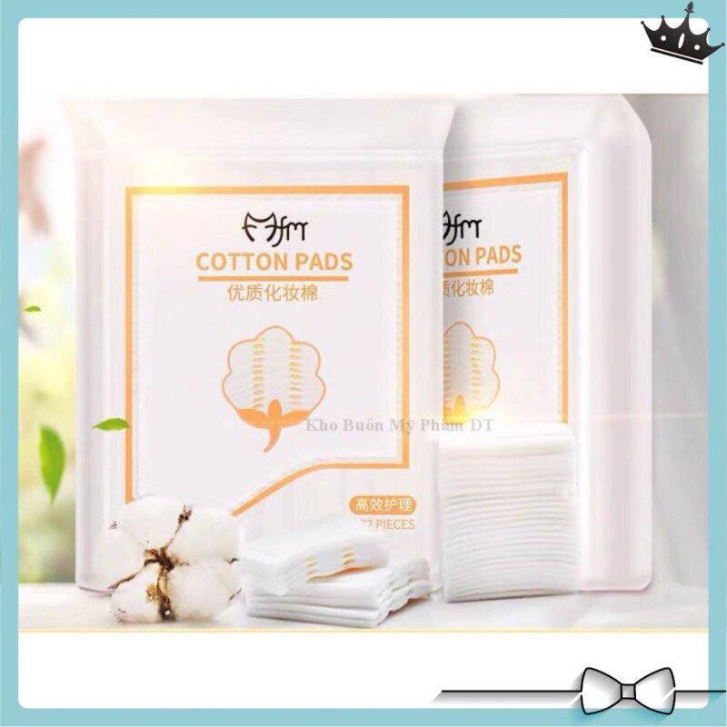 Bông tẩy trang làm sạch 3 lớp Cotton Pads túi 222 miếng (Hàng chuẩn chất lượng loại 1 )