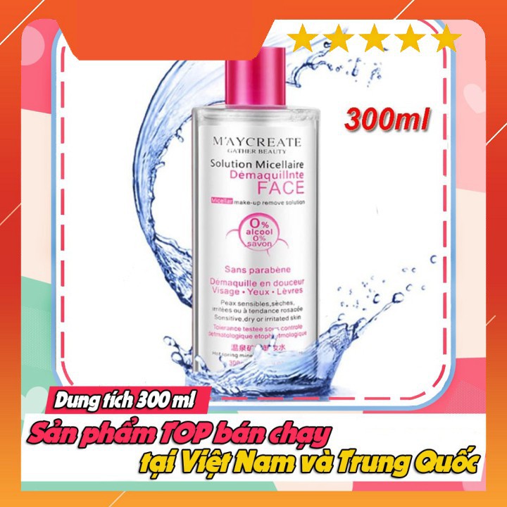  Nước tẩy trang MayCreate 300ml phù hợp mọi loại da Xuka Cosmetic | BigBuy360 - bigbuy360.vn