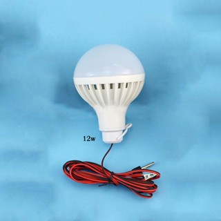 Bóng đèn led 12V kẹp ắc quy