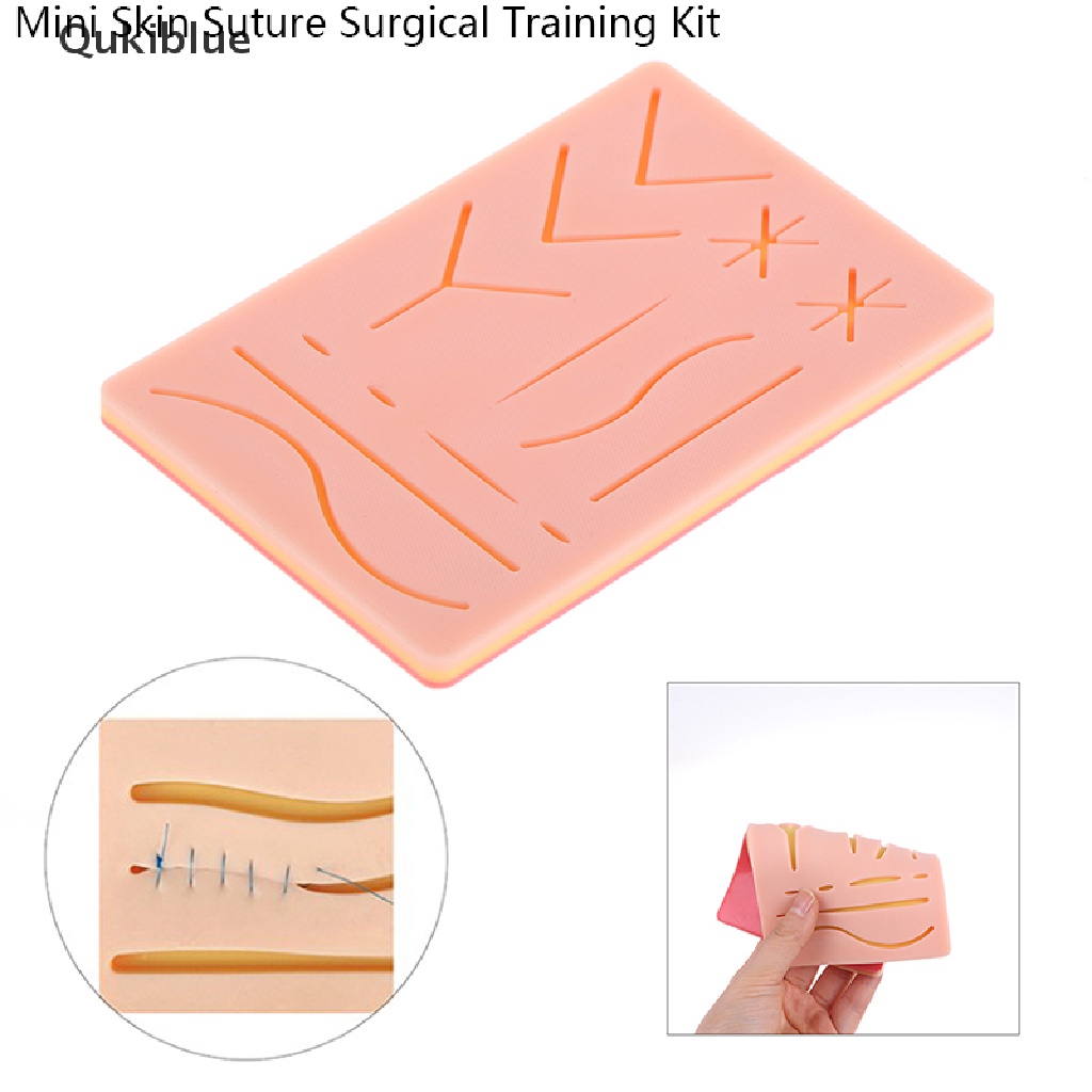 Miếng da silicone mini tập khâu vết thương