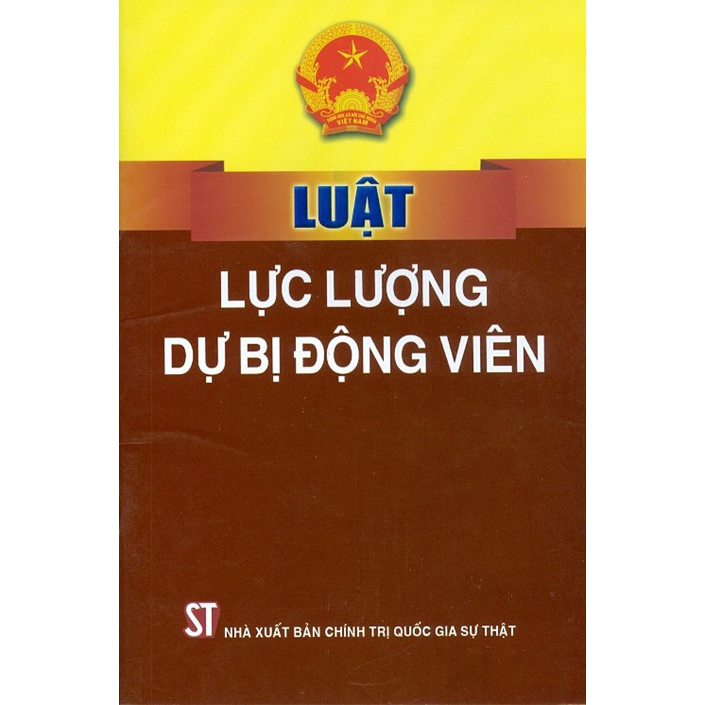 Sách - Luật Lực Lượng Dự Bị Động Viên