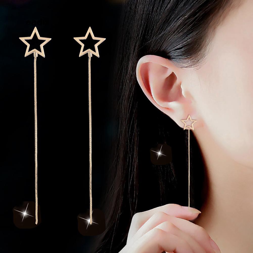 Hoa Tai Dáng Dài Hình Ngôi Sao Đáng Yêu Thời Trang Dành Cho Nữ