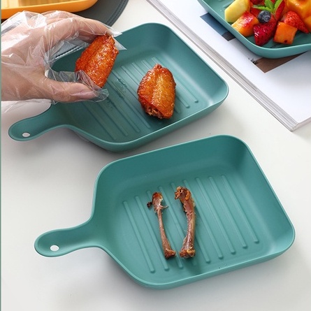 Đĩa nhựa đĩa đựng đồ ăn hình chảo