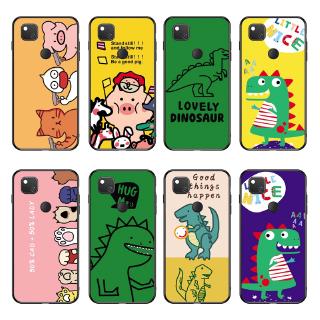 Ốp điện thoại TPU mềm in khủng long hoạt hình cho Google Pixel 3A XL /Pixel 4 XL /Pixel 4A