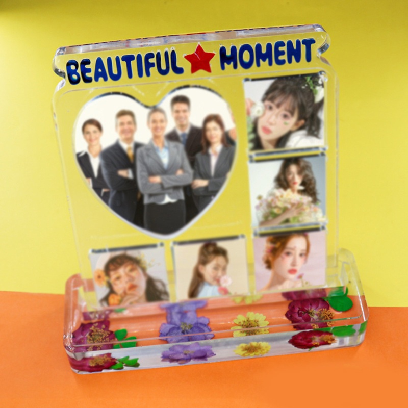 Khuôn Nhựa Epoxy Hình Chữ Nhật Tráng Gương Dùng Làm Khung Ảnh Trang Trí Thủ Công