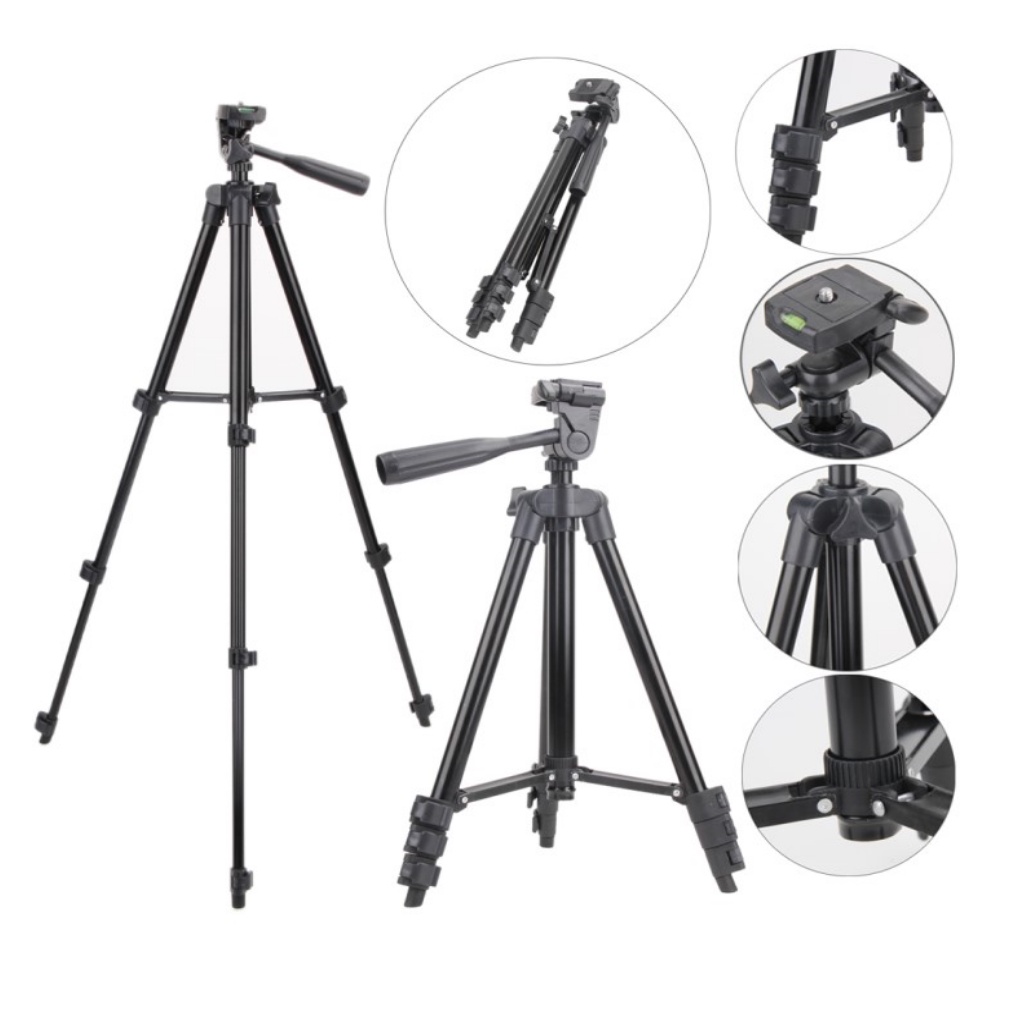 Gậy chụp ảnh 3 chân Tripod 3120, giá đỡ điện thoại, cây chụp hình quay livestream - KYWI SHOP