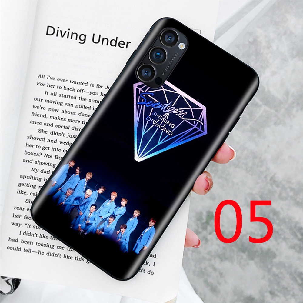 Bao Da Điện Thoại Mềm Họa Tiết Nhóm Nhạc seventeen 129 Cho samsung galaxy a03s a53 f62 a13 m62 m20 a73 a33 a03 Ốp