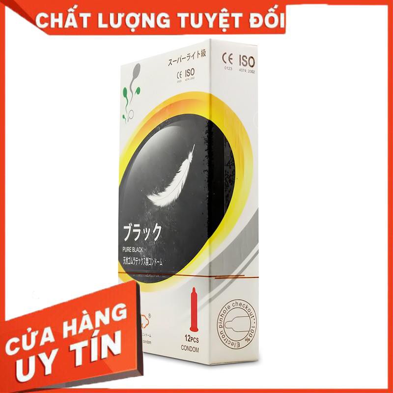 [Siêu Sale Giá Gốc] Bao Cao Su Siêu Mỏng Siêu Trơn Romax - Nhật Bản - 1 Hộp 12 cái (Che tên sản phẩm)