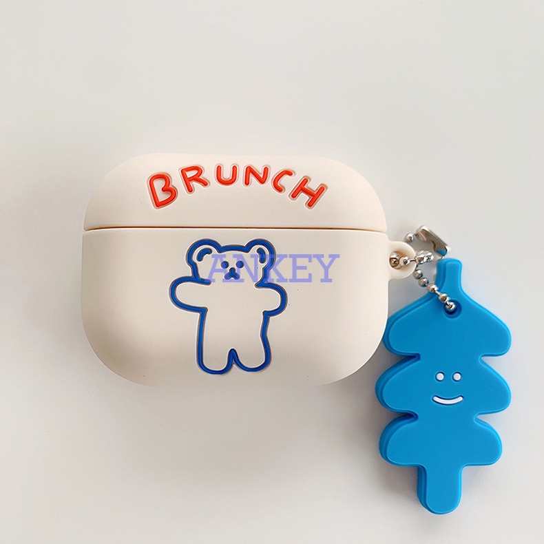 JBL Wave Beam Earbuds Case Cartoon Duck Earphone Silicone Case Earbuds Waterproof Shockproof Soft Protective Headphone Cover Headset Skin with Hook