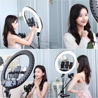 [ Giá Gốc] Bộ Đèn Livestream, Đèn MakeUp, Đèn Spa Size 26,33,36 Ánh Sáng Đẹp Tặng Điều Khiển