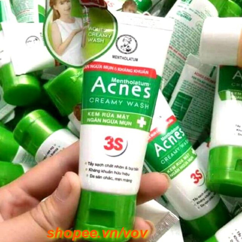 Kem Rửa Mặt Acnes 100g Giúp Ngừa Mụn Creamy Wash