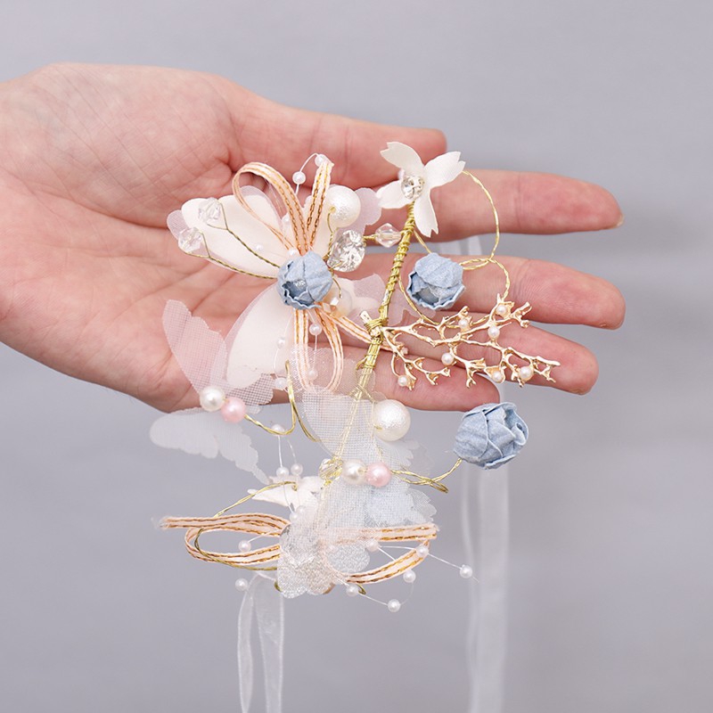 Vòng Hoa Đeo Tay Xinh Xắn Hợp Thời Trang Dành Cho Phù Dâu